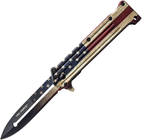Tac Force TF457F Flag Linerlock Assisted