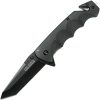 Tac Force Rescue Black Tanto Assisted Linerlock