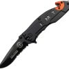 TF525EM.jpg Tac Force EMT Linerlock A/O Black Orange