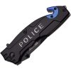 Tac Force Police Linerlock A/O Black Blue
