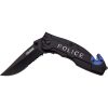 Tac Force Police Linerlock A/O Black Blue