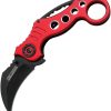 Tac Force Karambit Linerlock Red A/O