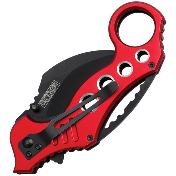 Tac Force Karambit Linerlock Red A/O