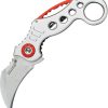Tac Force Karambit Linerlock Silver A/O