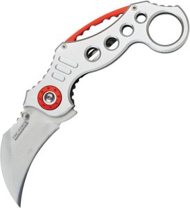 Tac Force Karambit Linerlock Silver A/O