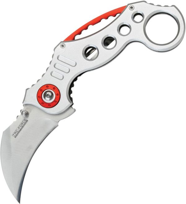 Tac Force Karambit Linerlock Silver A/O