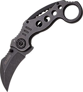 Tac Force Karambit Black Stonewash Assisted Opening