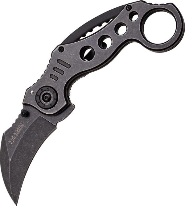 Tac Force Karambit Black Stonewash Assisted Opening