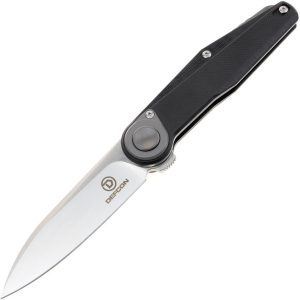Defcon JK Series Leverage Lock Folding Knife 14C28N Black G10
