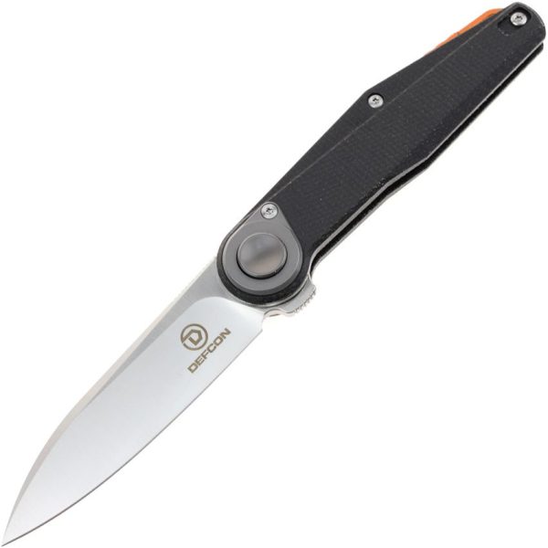 Defcon JK Series Leverage Lock Black Micarta Folding Knife