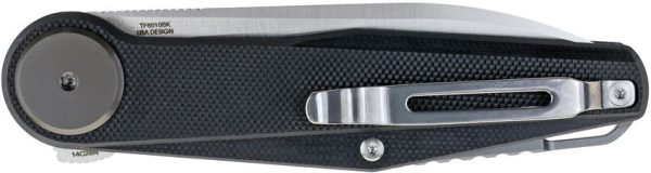 Defcon JK Series Leverage Lock Folding Knife 14C28N Black G10