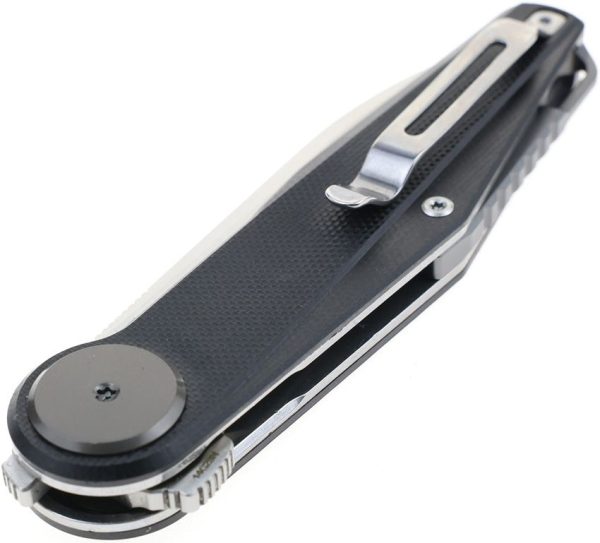 Defcon JK Series Leverage Lock Folding Knife 14C28N Black G10