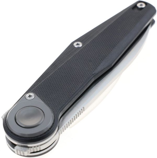 Defcon JK Series Leverage Lock Folding Knife 14C28N Black G10