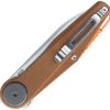 Defcon JK Series Leverage Lock Folding Knife 14C28N Brown Micarta