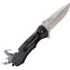 Tac Force Rescue Linerlock Zebra Wood Multi-Tool