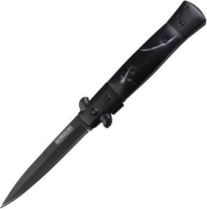 Tac Force Stiletto Black Linerlock Assisted