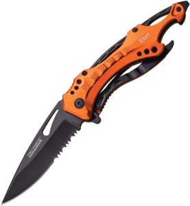 Tac Force Emergency Linerlock A/O - Orange Handle