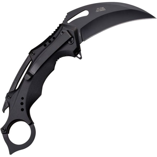 Tac Force Karambit Linerlock A/O - Black Handle