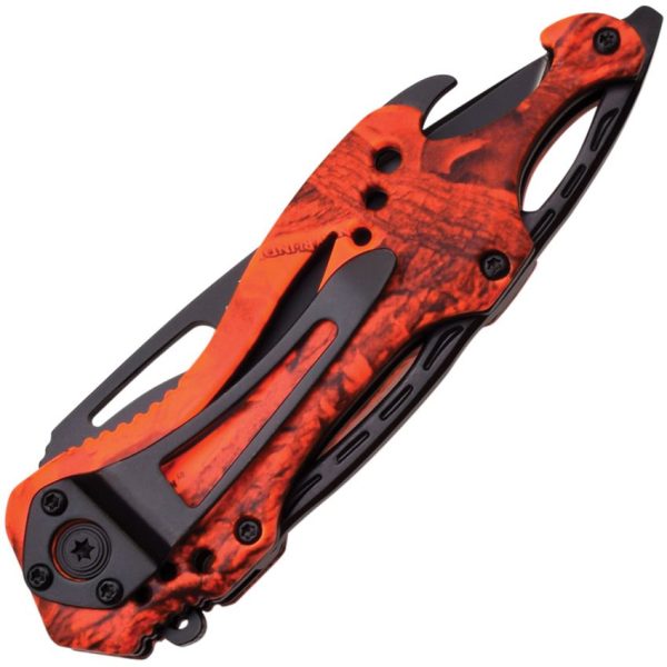 Tac Force TF705RC Linerlock A/O Red Camo - Serrated