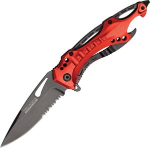 Tac Force TF705RD Fire Fighter Linerlock - Red Handle