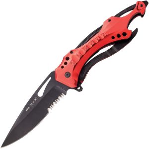 Tac Force TF705RDXL Linerlock A/O Red XL - Serrated