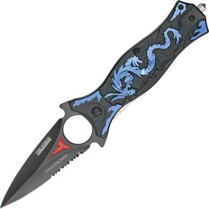 Tac Force TF707BL Dragon Linerlock A/O Blue - Dagger