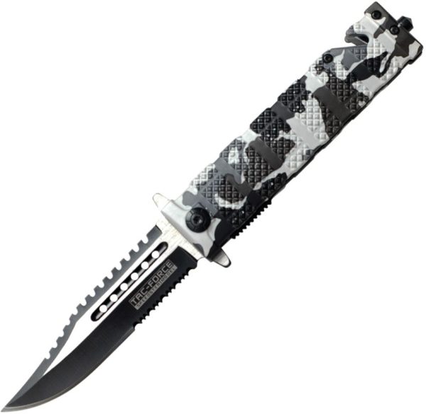 Tac Force TF710DW Knurled Rescue Linerlock Assisted