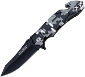Tac Force Rescue Linerlock Assisted Snow Camo