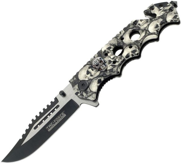 Tac Force TF809GY Rescue Linerlock Gray Assisted Opening