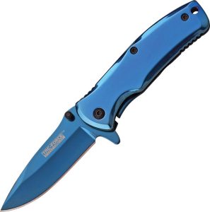 Tac Force Framelock A/O Drop Point - Blue Stainless