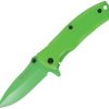 Tac Force Framelock A/O Green Assisted Opening Knife
