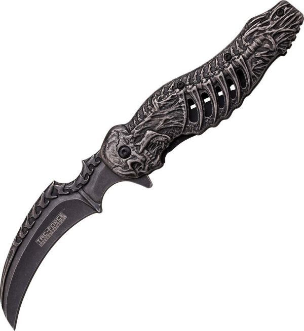 Tac Force Skeleton Linerlock A/O Stonewash 440