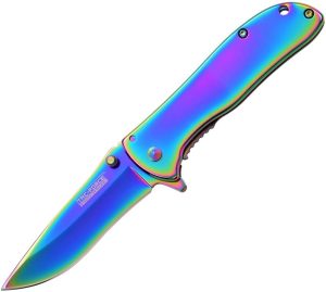 Tac Force Framelock A/O Rainbow Titanium Coated