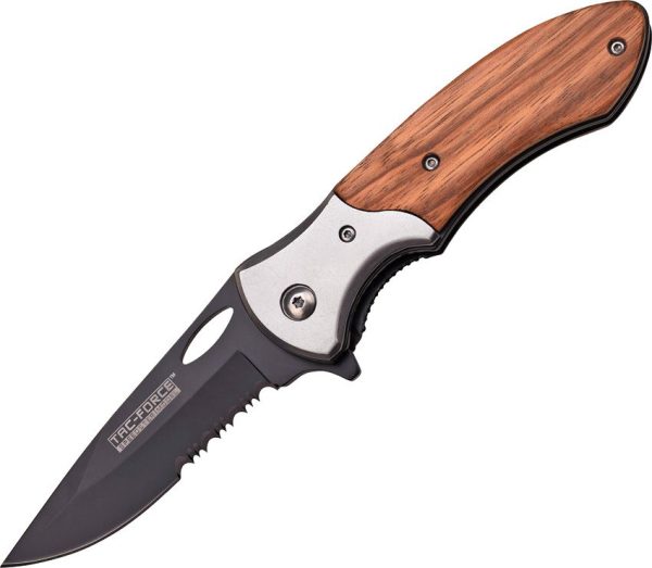 Tac Force Linerlock A/O Pakkawood Folding Knife
