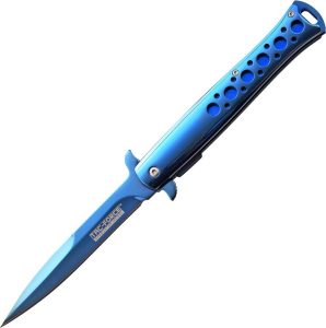 Tac Force TF884 Blue Mirror Assisted Opening Knife