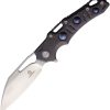 Defcon Gravity Framelock M390 Damascus Folding Knife Black Titanium