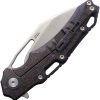 Defcon Gravity Framelock M390 Damascus Folding Knife Black Titanium