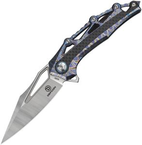Defcon Valkyrie Framelock Flame Titanium Knife