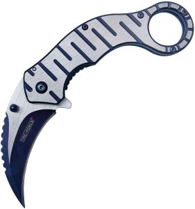 Tac Force TF952BL Framelock Karambit Blue Assisted