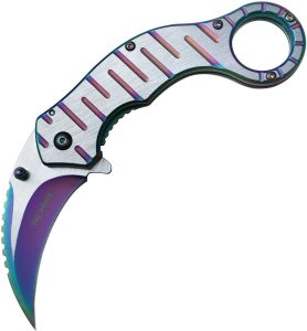 Tac Force TF952RB Framelock Karambit Spectrum Assist