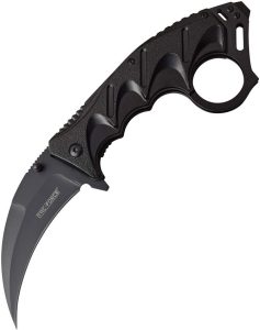 Tac Force TF957BK Karambit Linerlock Black Aluminum