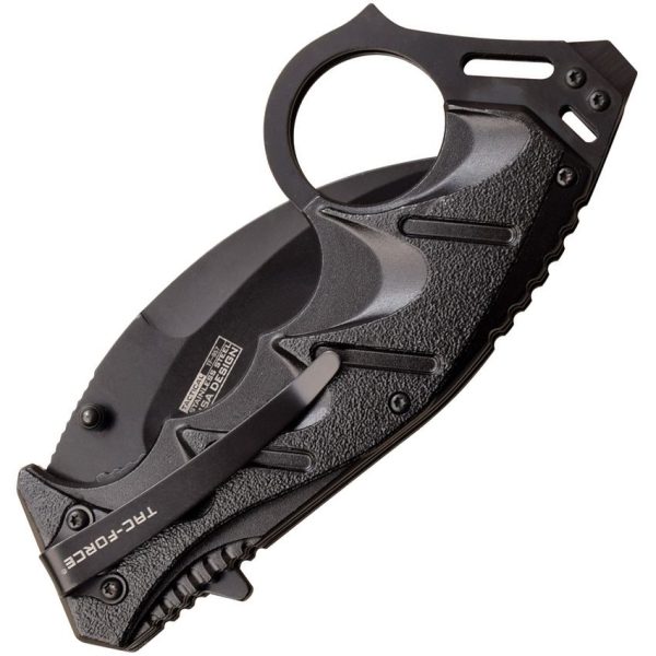 Tac Force TF957WD Karambit Linerlock Black Wood Inlay
