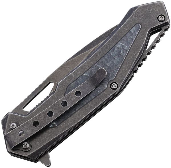 Tac Force TFA2001BK Linerlock Assisted - Stonewash