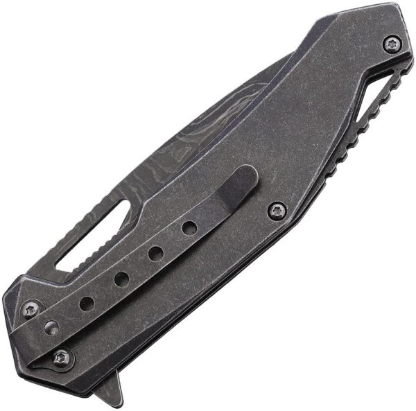 Tac Force TFA2001EM Linerlock Assisted - Damascus
