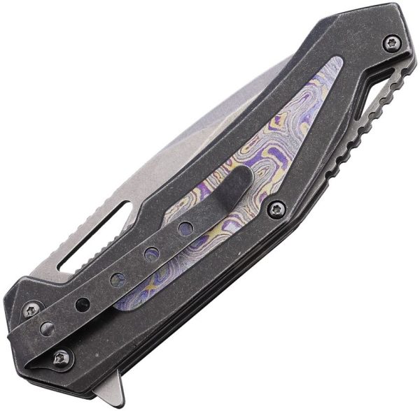 Tac Force TFA2001MC Linerlock Assisted - Timascus