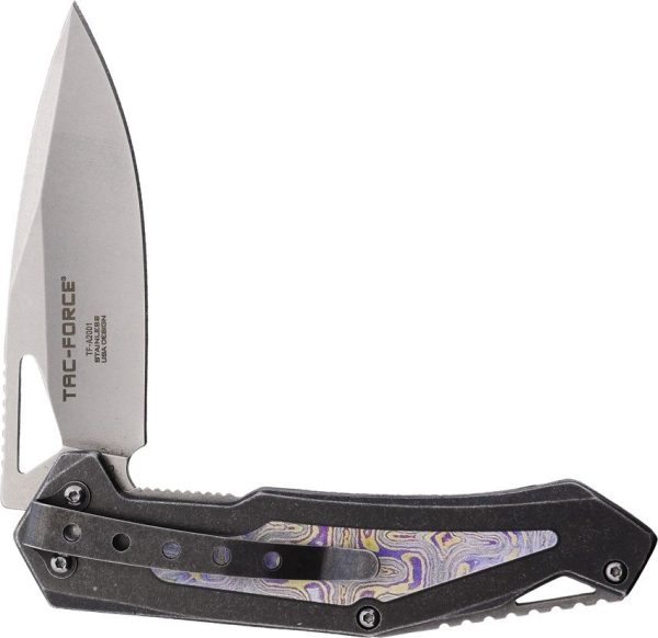 Tac Force TFA2001MC Linerlock Assisted - Timascus