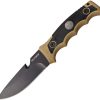 Tac Force Tactical Fixed Blade Tan 4.5" Drop Point Knife