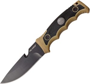 Tac Force Tactical Fixed Blade Tan 4.5" Drop Point Knife