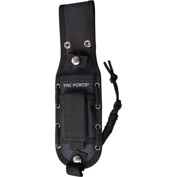 Tac Force Fixed Blade Black 3Cr13 Satin Drop Point Knife