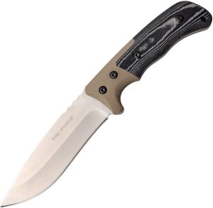 Tac Force Fixed Blade Tan 3Cr13 Stainless Drop Point Knife